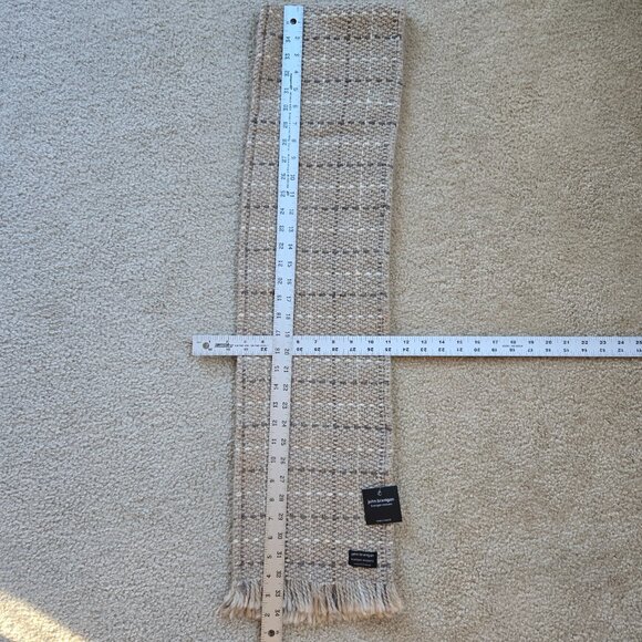 NWT Wool Alpaca Earthy Boho Tweed Scarf - Picture 11 of 11